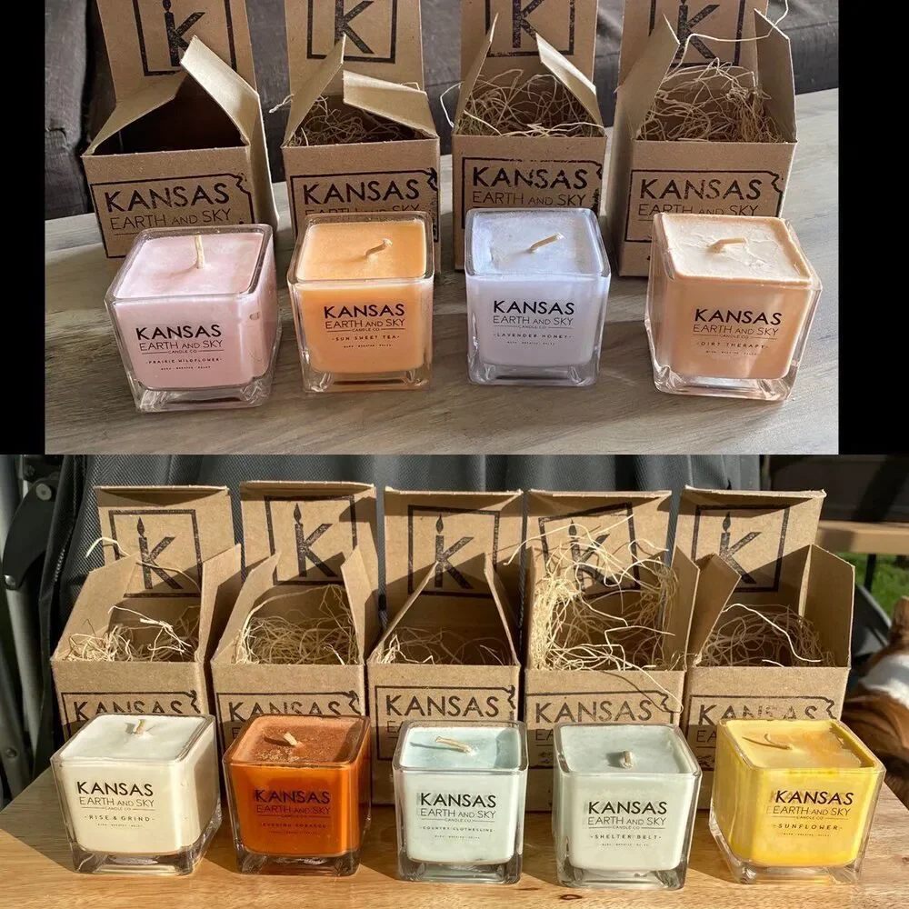 Kansas Earth & Sky Mini Candles
